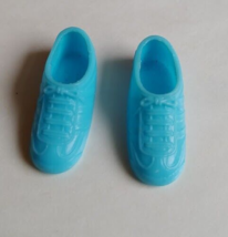 Barbie Doll 1970s Blue Tennis Shoes Sneakers Hong Kong - £6.84 GBP