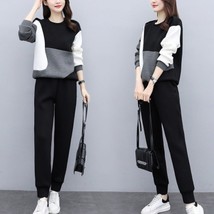 Women&#39;s Fashion Trauit Suit 2022 Autumn Casual Sweater Top Pants Two-Piece Korea - £76.04 GBP