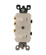 Leviton 5241-W 15 Amp, 120/277 Volt, Duplex Style Single-Pole/3-Way Ac - €20,55 EUR