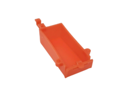 VINTAGE 1979 MATTEL BARBIE REMOTE CONTROL SUPER VETTE CAR ORANGE GLOVE BOX - $7.60