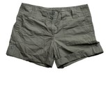 New ANN TAYLOR SIGNATURE Womens Green Shorts Sz 6 Waist 32&quot; Actual - $14.80