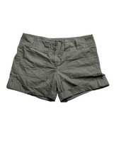 New ANN TAYLOR SIGNATURE Womens Green Shorts Sz 6 Waist 32&quot; Actual - $14.80