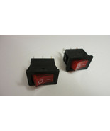 2 Pcs Lot KCD1-1 10A 250VAC T125 Rocker Switch Button On Off Snap In Plu... - €8,83 EUR