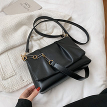 Designer Folds Pu Leather Women Crossbody Shoulder Bags Winter Trend Female Unde - £36.11 GBP