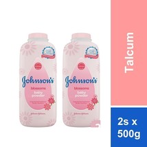 2 X 500 G JOHNSON&#39;S Baby Powder (w/Talc) Blossom - £16.13 GBP