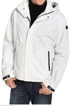 Men&#39;s Outerwear White MP3 IPod Winter Fall light Sport hooded Jacket siz... - $128.69