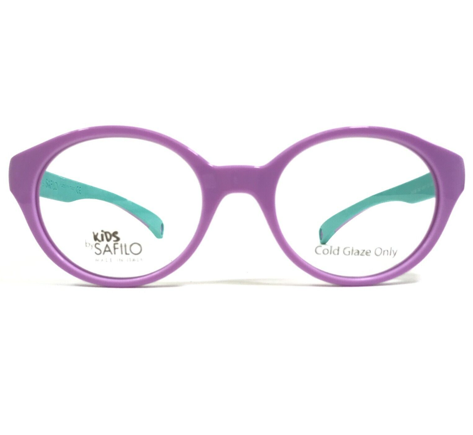 Primary image for Safilo Kids Eyeglasses Frames SA 0008 0B2 Blue Purple Round Full Rim 43-17-125