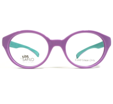 Safilo Kids Eyeglasses Frames SA 0008 0B2 Blue Purple Round Full Rim 43-17-125 - £36.76 GBP