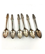 VTG Set of 6 Spoons Yvonne Cecile Marie Annette 1930&#39;s Carlton SilverPlate - £84.97 GBP