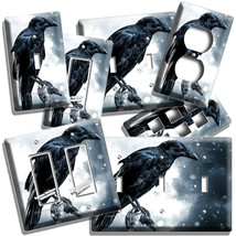 Black Majestic Raven Crow Light Switch Outlet Wall Plate Room Man Cave Art Decor - £13.34 GBP+