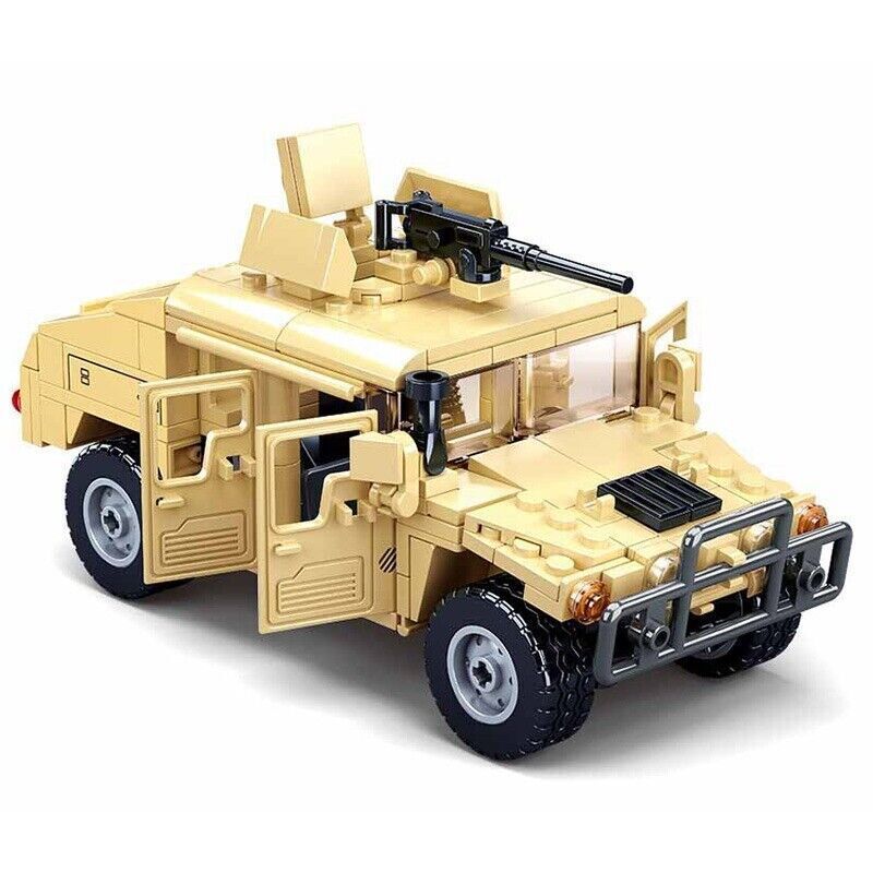 Armored Humvee H1 Off-Road Car Building Blocks Military MOC Bricks DIY M... - $29.69