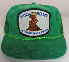 VTG Balsam Meadow Dam Corduroy Eastwood Power SCE Southern CA Edison Hat... - £31.34 GBP