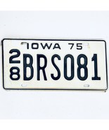 1975 United States Iowa Delaware County Passenger License Plate 28 BRS081 - $362.71 MXN