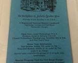Vintage Birthplace Juliette Gordon Low Girl Scout Brochure Savannah Geor... - $12.86