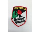 Victoria The Butchart Gardens Embroidered Iron On Patch 3&quot; - £6.99 GBP
