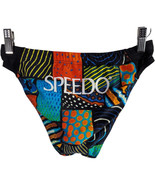 SPEEDO Swimwear Bottom Only Made USA Colorful Large - $49.50