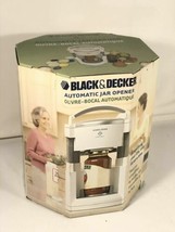 Black &amp; Decker Lids Off Automatic Electric Jar Opener Model JW200 Brand New - £98.91 GBP