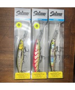 3 Salmo Freediver 12 SD UV White Bass PINK TIGER PURPLE 4 3/4&quot; Deep Cran... - $646.89 MXN