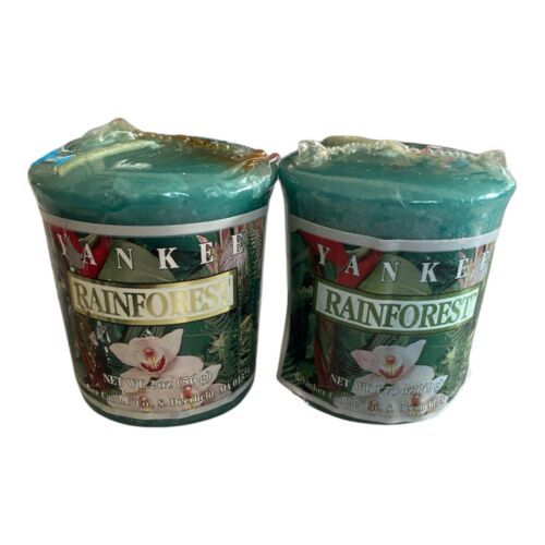 Lot Of 2 Yankee Candle Rainforest Votive Samplers 1.75 OZ *New - £7.98 GBP