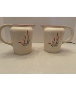 2pc Sears Roebuck And Co. Cattail Oven Proof Vintage Pottery Pitcher - €24,35 EUR