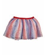 Celebrate Patriotic Girls Tulle Tutu Skirt Size XL (14-16) Red White Blu... - €10,18 EUR