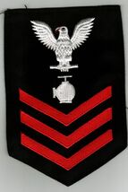 UT1 UTILITIESMAN RATING BADGE - MALE BLUES EMBROIDERED :VA9-4 - $2.82