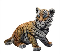 Tiger Cub Sculpture by Edge Sculpture Stunning Piece 9.5" Long Baby Wild Animal image 2