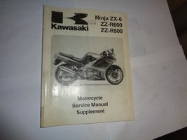 1993-94 Kawasaki Ninja ZX-6, ZZ-R600, ZZ-R500 Factory Service Manual Sup... - $297.37 MXN