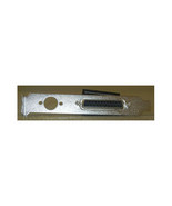 25 pin parallel port connector    on a bracket. DB25 female, 25 pin para... - $15.12