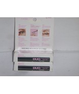 (2) Duo Rosewater &amp; Biotin-Striplash Adhesive-Dark Eyeliner Effect-All D... - $13.62 CAD
