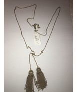 J.Crew Gleaming Rhinestone Tassel Necklace New - $36.05 CAD