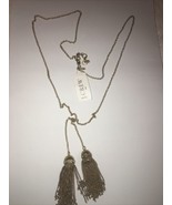 J.Crew Gleaming Rhinestone Tassel Necklace New  - £43.48 GBP