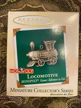 Vintage 2002 Hallmark Ornament - Monopoly Locomotive Miniature Ornament - $5.57