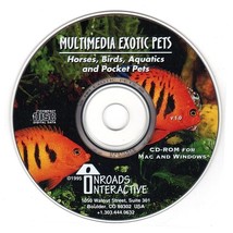 Multimedia Exotic Pets CD-ROM For Win/Mac - New Cd In Sleeve - £3.20 GBP