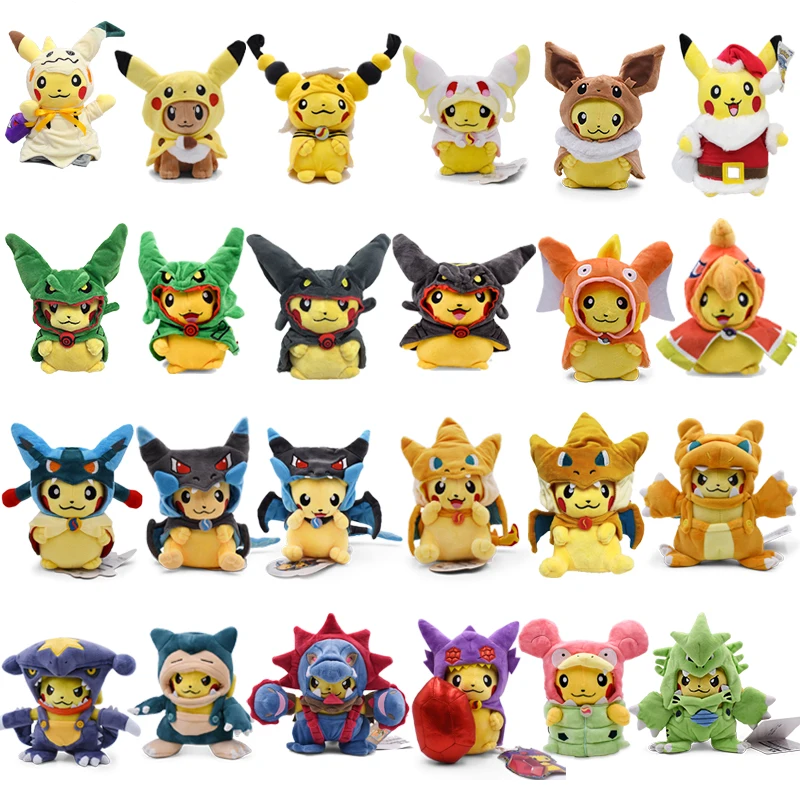 Pokemon Pikachu Cosplay Toys Charizard Snorlax Garchomp Tyranitar Hydreigon - £18.27 GBP+