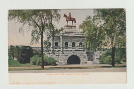 Postcard IL Illinois Chicago Lincoln Park Grant Monument Undivided Early... - £3.87 GBP