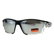 Xloop Mens Sunglasses Warp Around Sports Fashion Rectangular Frame UV400 - £8.89 GBP