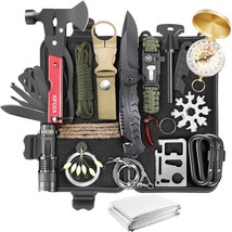 Gifts For Men Dad Husband, 27 In 1 Survival Kits, Tactical Gear, Fishing - $45.94