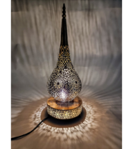 Teardrop copper table lamp, , Accent lighting, Elegant design - £109.51 GBP
