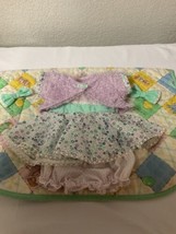 Vintage Cabbage Patch Kids Outfit With Dress Jacket Bloomers &amp; Hair Bows - $95.00