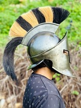 300Movie Spartan helmet Great king Leonidas Spartan Helmet Medieval Costume Gift - £57.97 GBP