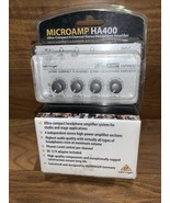 Behringer HA400 MicroAMP 4-Channel Stereo Headphone Amplifier New in box! - $446.76 MXN