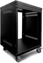 550 Lb Capacity Four Post Network Server Case, Removable Side Panels For - £177.29 GBP