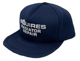 Vintage Squires Radiator Repair Hat Cap Snap Back All Foam Yupoong Medium Size - £14.23 GBP