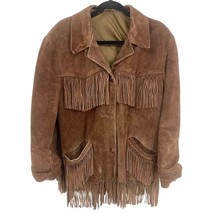 vintage RALPH EDWARDS SPORTSWEAR 1960&#39;s/70&#39;s Western Mens Medium Brown F... - $117.81