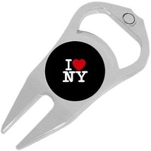 I Love NY New York Golf Ball Marker Divot Repair Tool Bottle Opener - £9.40 GBP