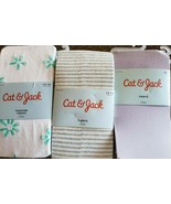 Three (3) Pair Cat &amp; Jack Brand Footed Tights ~ Girl&#39;s Size 12-14 NEW (30) - $42.10 CAD