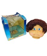 The Original Doll Baby 5&quot; Brown Curly Hair Yarn Hair Vintage Head Doll C... - £10.21 GBP