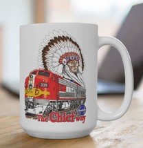 Super Chief Santa Fe Railroad Railfan locomotives Coffee Mug15OZ - $9.49