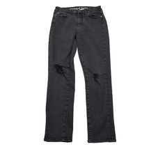 Articles of Society Pants Womens 26 Black Skinny Ripped Knees Denim Jeans - £20.06 GBP